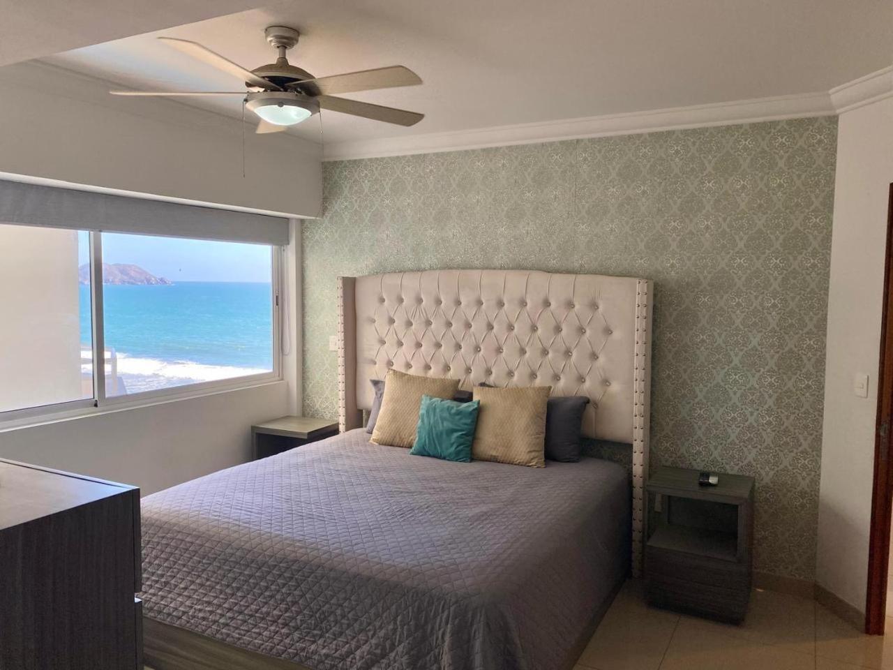 Апартаменты A Pie De Playa Con Alberca Jacuzzi Vista Al Mar Масатлан Экстерьер фото